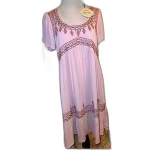 Cute pale pink Summer Dress Knox Rose NWT ladies size small